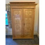 Antique Dutch Pine Wardrobe