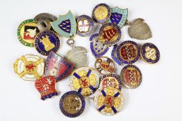 A Quantity of Vintage Bowling Badges