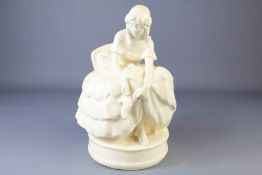 A German 'Goldscheider' Porcelain Lady Figurine