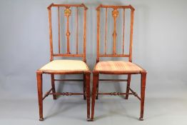 A Pair of Dainty Edwardian Occasional Chairs