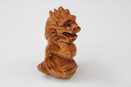 Carved Wooden Netsuke