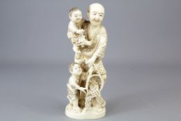 A Circa Japanese Ivory Okimono