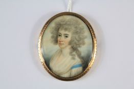 John Donaldson (Scottish 1737-1801) Oval Portrait Miniature