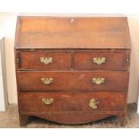 Antique Oak Writing Bureau