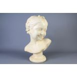 A Plaster Bust of a Young Girl