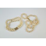 A Double Strand Cultured Pearl Bracelet