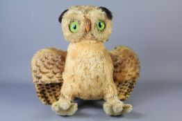 A Large 1950's Steiff 'Wittie' Owl