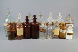 A Miscellaneous Collection of Apothecary Bottles