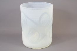 Contemporary Cylindrical Opaline Pillar Vase