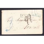 (Odessa) 1868 envelope addressed to France written from Odessa dated 22nd Mai 68 cancelled by