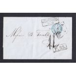 (Odessa) 1860 folded entire addressed to France written from Odessa dated 21st Dec 1860 cancelled