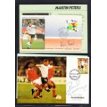 Football: 1986 or 1990 World Cup autographed FDCs incl.