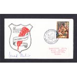 Leonard Cheshire: Autographed on 1968 Hovenden House Cheshire Home Fleet, Spalding special cover.