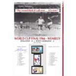 Football: Sir Alf Ramsey autographed on World Cup Masterfile page, fine.