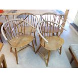 SET OF 4 DANISH STYLE, MID CENTURY CHAIRS