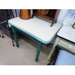 PAINTED DINING TABLE