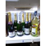 QUANTITY OF ALCOHOL INCLUDING CHAMPAGNE