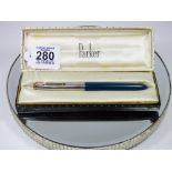 CASED PARKER PEN, UNTESTED