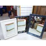 3 FRAMED MIRRORS