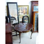 5 ASSORTED MIRRORS AND ART DECO TABLE