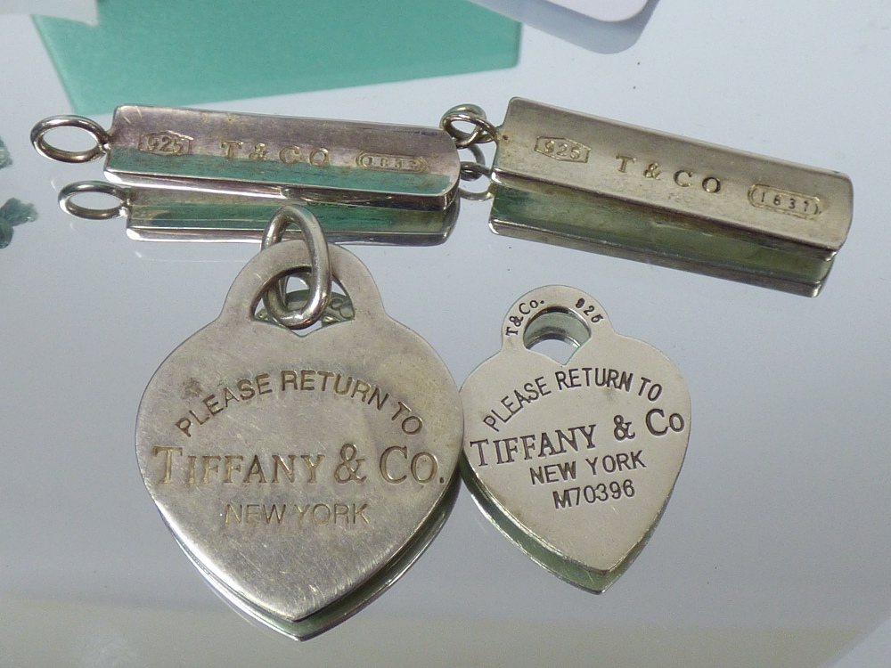 4 X TIFFANY & CO PENDANTS MARKED 925 - Image 2 of 2