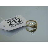 18 CT GOLD RING WITH STONES 1.69 GRAMS
