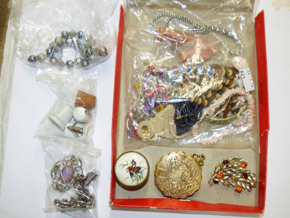 QUANTITY OF COSTUME JEWELLERY - Image 2 of 2