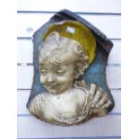 WALL PLAQUE OF A CHERUB