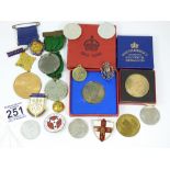 QUANTITY OF BADGES, MEDALS & COINS