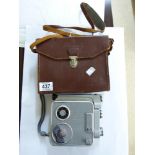 VINTAGE ADMICA 8 CINE CAMERA & CASE