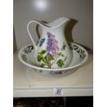 PORTMEIRION JUG & BOWL