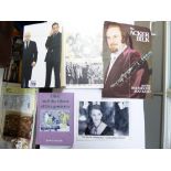 QUANTITY OF AUTOGRAPHED PHOTOS & BOOKS, INCLUDING ACKER BILK, THE DUBLINERS & MATT LUCAS