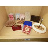 MIXED LOT INCLUDING VINTAGE PLAYING CARDS & TINS