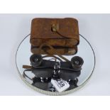 CARL ZEISS JENA TELITA 1591773 BINOCULARS & CASE 6 X 18