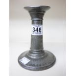 LIBERTY & CO TUDRIC PEWTER CANDLE HOLDER 01541 13.5 CMS HIGH