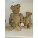 2 VINTAGE TEDDY BEARS IN NEED OF SOME TLC