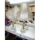 PAIR OF TABLE LAMPS