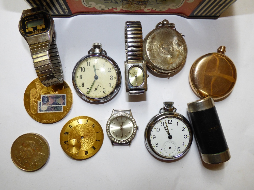 QUANTITY OF WATCHES & COINS - Image 2 of 2