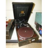 VINTAGE HMV RECORD PLAYER