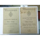 2 X BENGAL AND ASSAM RAILWAY WORKING TIME TABLES 1944