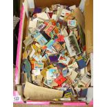 LARGE QUANTITY OF MATCH BOXES & MATCH BOOKS