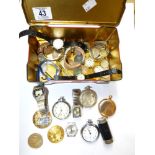 QUANTITY OF WATCHES & COINS