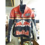 ON THE ROAD LEATHERS BIKER JACKET SIZE M