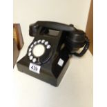 VINTAGE BLACK BAKELITE TELEPHONE