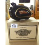 BOXED HARLEY DAVIDSON PIG SHAPED MONEY BOX