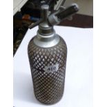 MESH COVERED SODA SYPHON BOTTLE