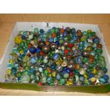 QUANTITY OF GLASS MARBLES