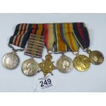 A MILITARY MEDAL GROUP, GEORGE V MILITARY MEDAL FOR BRAVERY IN THE FIELD, 1914-15 STAR, 1914-18