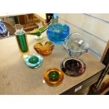 8 ASSORTED GLASS ITEMS