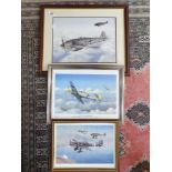 3 GERMAN PLANE PRINTS